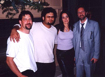 Neal Pinto with Chantal Kreviazuk, Chris Burke-Gaffney & Steve Broadhurst
