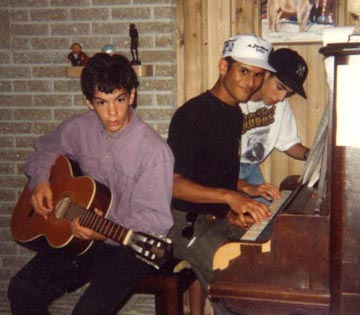 Neal Pinto with Roland & Brian